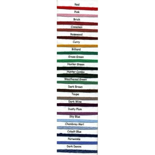 10/2 Unmercerized Cotton Colors