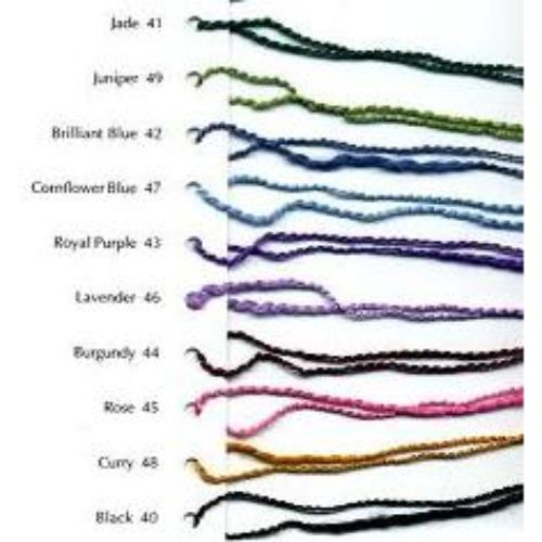 Rayon slub color card only