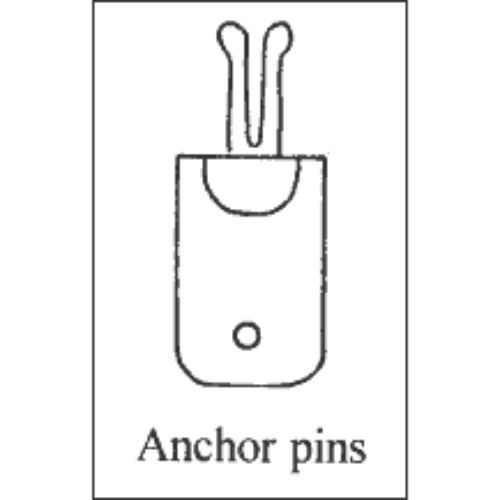 Anchor pins (2-legged) bag of 25
