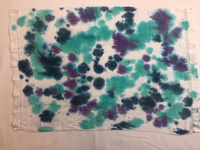 Hand Dyed Linen Table Runner