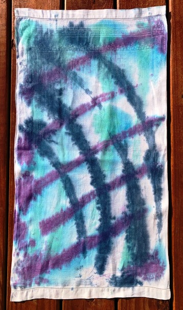 Hand Dyed Linen Table Runner