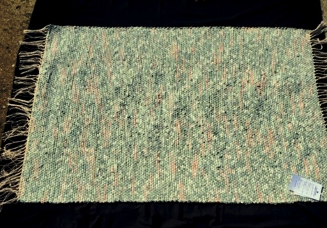 Handwoven Fabric Rag Rug