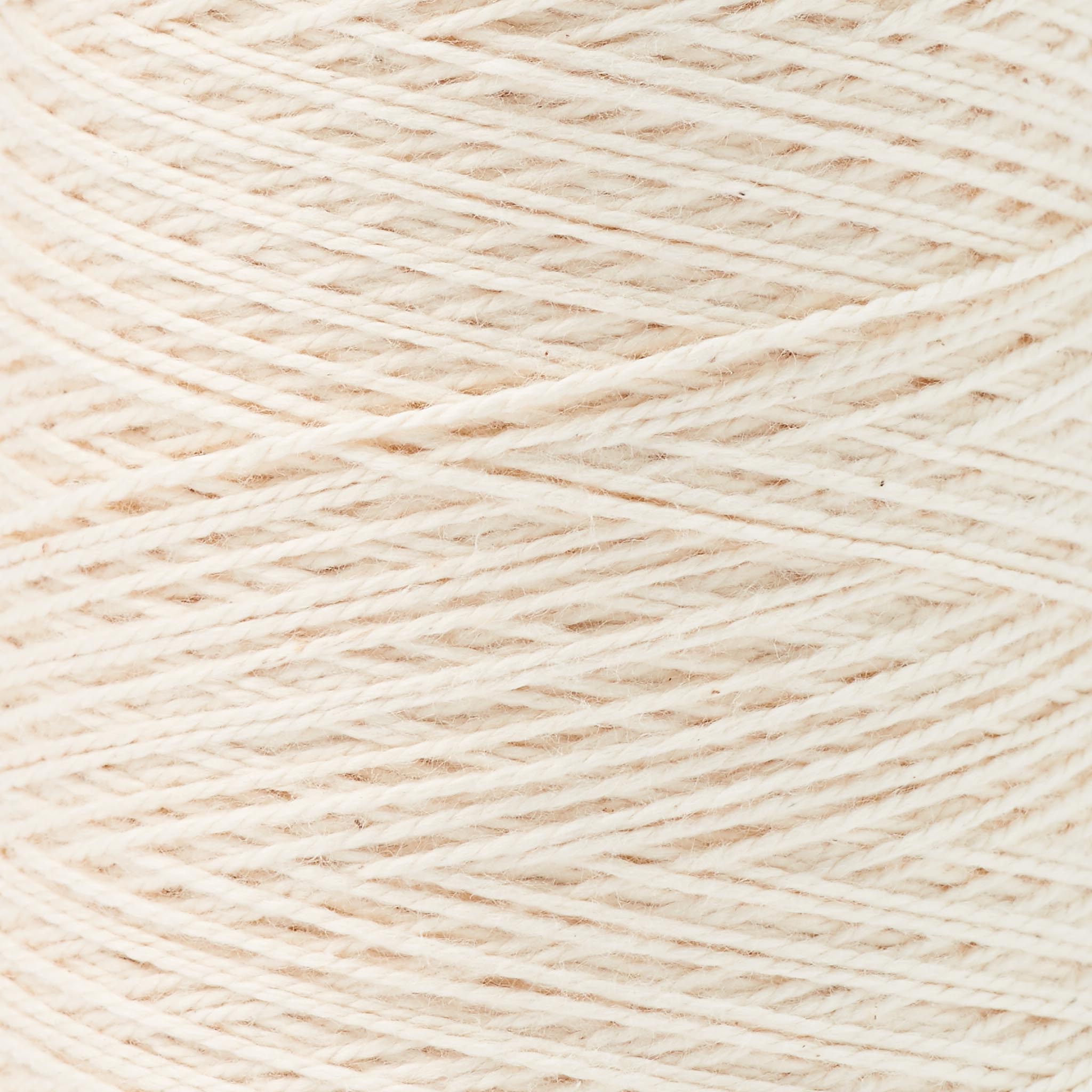 Beam 3/2 Organic Cotton Weaving Yarn ~ White