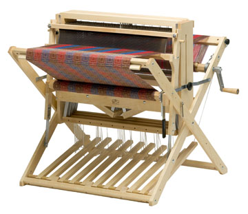Baby Wolf - 26" Folding Floor Loom - 8S/ 10 T