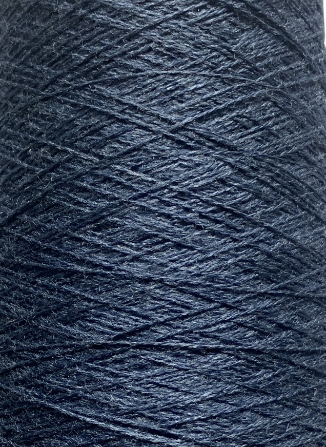 Hemp & Cotton Worsted - 8 oz cone - Indigo