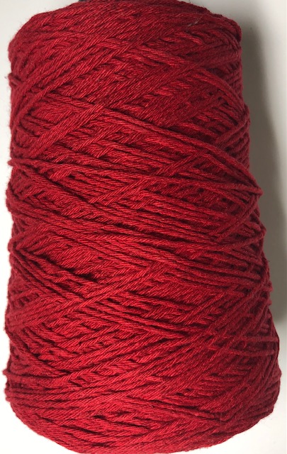 Hemp & Cotton Worsted - 8 oz cone - Red