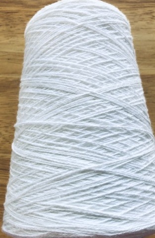 6/2 Cotton - White (Odd lot) - 9 oz cone - 2 left